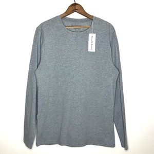 NWT Bread and Boxers Heather Gray Long Sleeve Crew